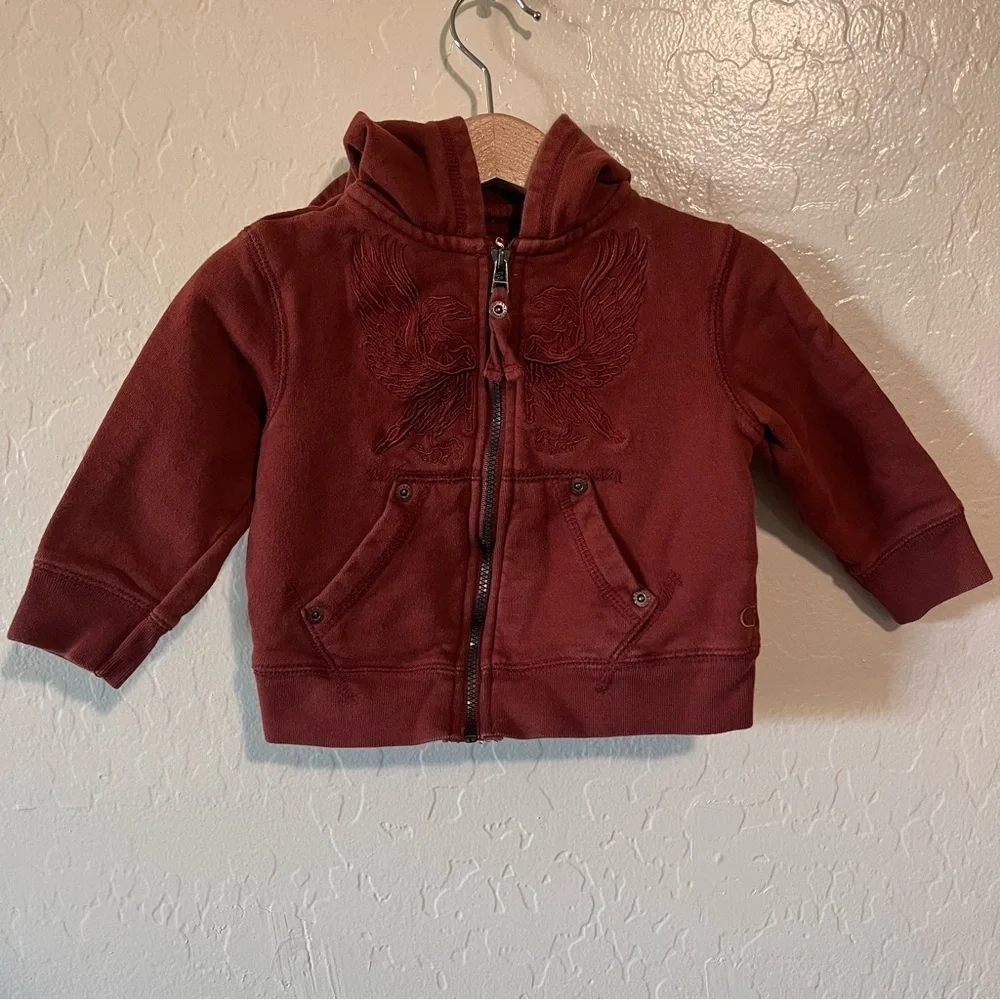 Y2K Baby Guess Full Zip Hoodie 18M